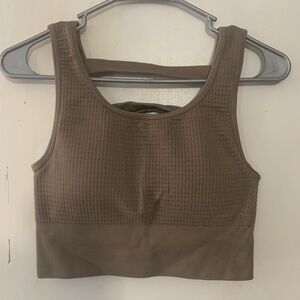 Women's Yogalicious Waffle Seamless Melanie Sports Bra Size Medium